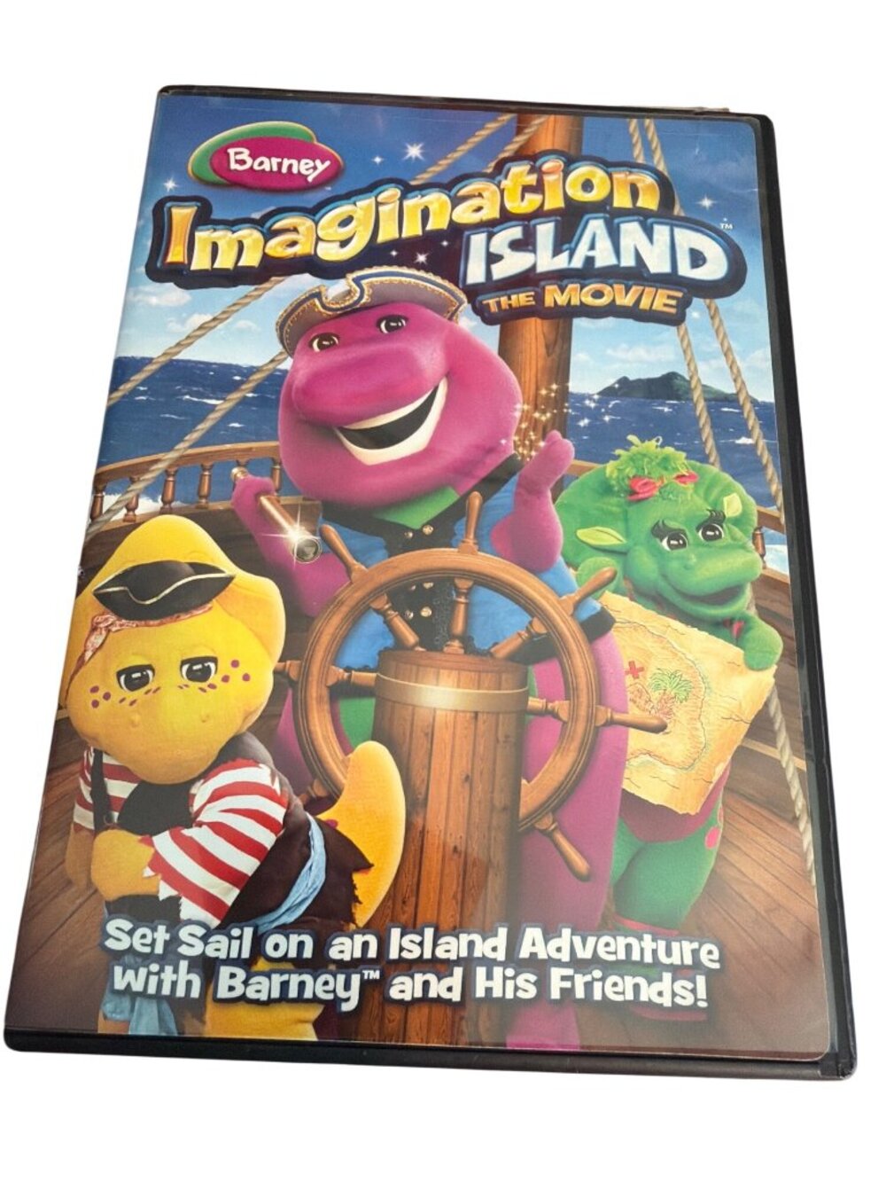 Barney Imagination Island The Movie DVD Full Length Baby Bop BJ Original Case